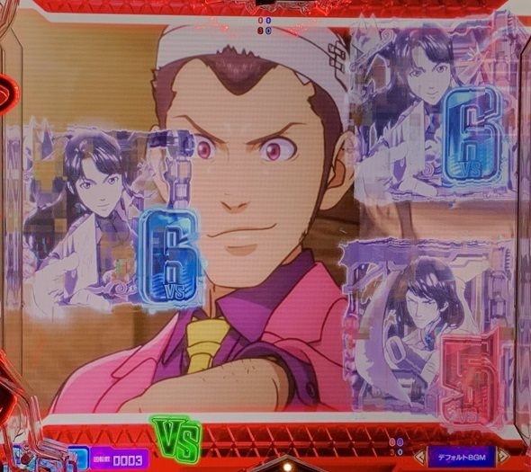 eルパン三世VSキャッツ・アイ 予告演出 リーチ前予告