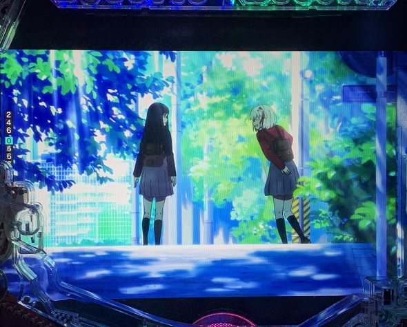 eリコリス・リコイル 予告演出 リーチ後予告