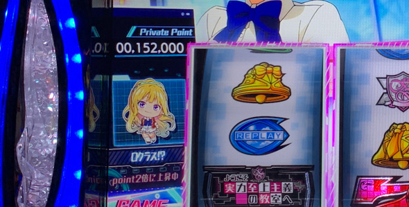 スマスロ ようこそ実力至上主義の教室へ 演出 プライベートポイントシステムについて