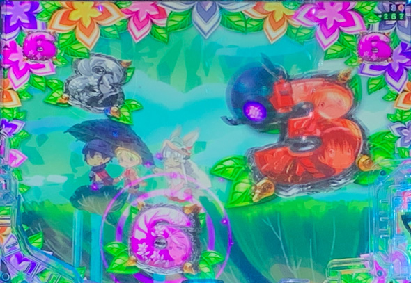 Pメイドインアビス 虹の黄金域 リーチ演出 旅の左手・最果ての右手リーチ