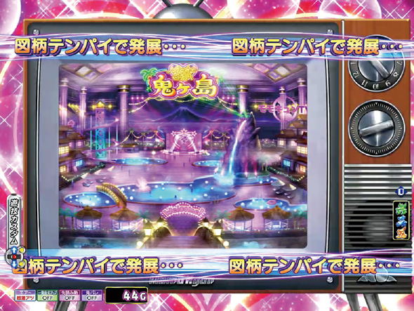 P モモキュンソード 速撃3000+ 予告演出 リーチ前予告