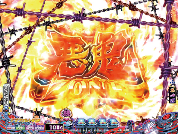 P モモキュンソード 速撃3000+ 予告演出 リーチ前予告