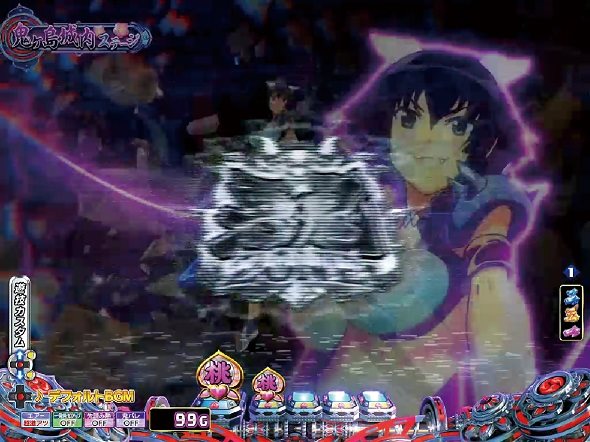 P モモキュンソード 速撃3000+ 予告演出 先読み予告