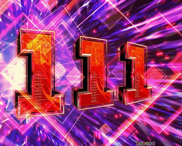 eフィーバーもののがたり 大当り中の演出 通常時の大当り演出