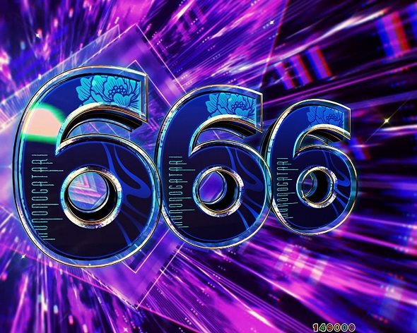 eフィーバーもののがたり 大当り中の演出 通常時の大当り演出