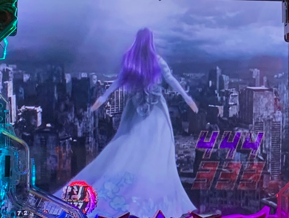 e真・北斗無双 第5章 ドデカSTART リーチ演出 全回転リーチ