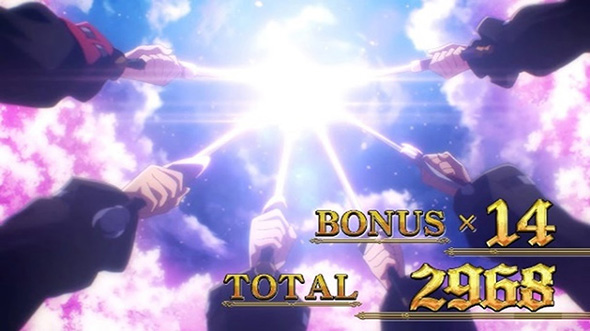 七つの魔剣が支配する 演出 ST終了画面について