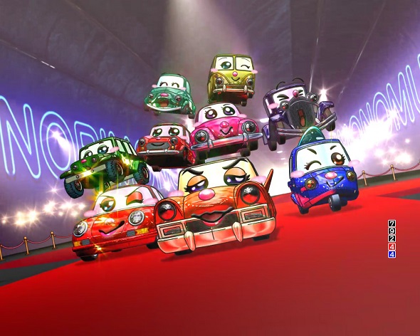 Pぱちんこ乗物娘 with CYBERJAPANDANCERS 2nd season くるまモード中の演出 予告・リーチ演出