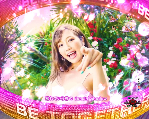 Pぱちんこ乗物娘 with CYBERJAPANDANCERS 2nd season CJDモード中の演出 予告・リーチ演出