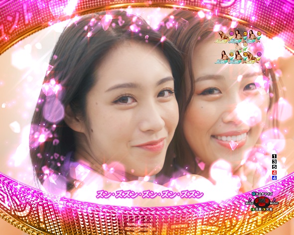 Pぱちんこ乗物娘 with CYBERJAPANDANCERS 2nd season CJDモード中の演出 予告・リーチ演出