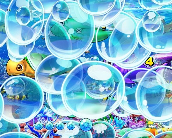 Pスーパー海物語IN沖縄6 海モード中の演出 予告・リーチ演出