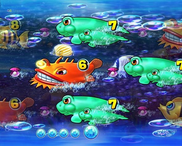 Pスーパー海物語IN沖縄6 海モード中の演出 予告・リーチ演出