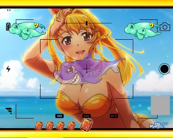 Pスーパー海物語IN沖縄6 美ら旅モード中の演出 予告・リーチ演出