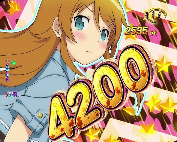 P俺の妹がこんなに可愛いわけがない。攻略スキップ159ver 大当り中の演出 右打ち中の大当り演出