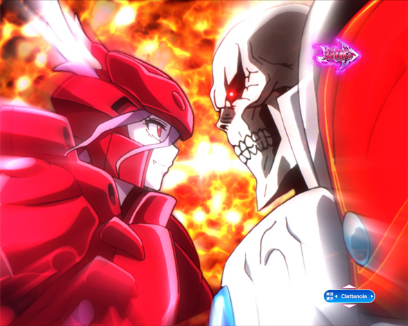 PLT OVERLORD魔導王光臨129ver. 大当り中の演出 右打ち中の大当り演出