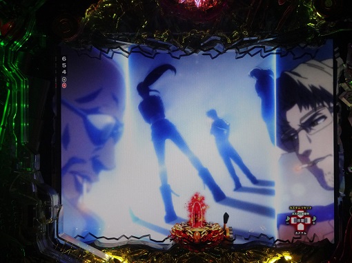 Pブラックラグーン4 EXTRA BULLET 129ver. 予告演出 リーチ後予告