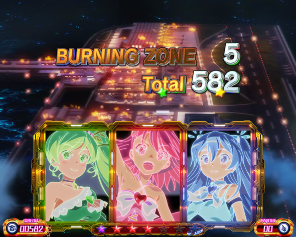 プリズムナナ 演出 (上位)ST終了画面について