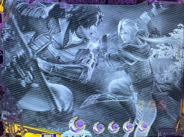 デカスタP戦国無双 予告演出 先読み予告