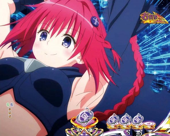 P ToLOVEるダークネス 100ver. 超ハーレムTIME中の演出 リーチ演出