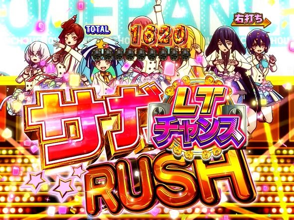 Pゾンビランドサガ サガRUSH(LTチャンス)中の演出 サガRUSH LTチャンス概要