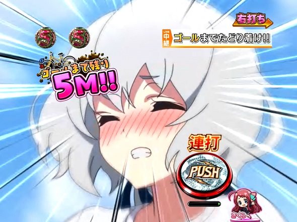 Pゾンビランドサガ サガRUSH(LTチャンス)中の演出 ライブモード中の演出