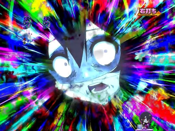 Pゾンビランドサガ サガRUSH(LTチャンス)中の演出 ホラーモード中の演出