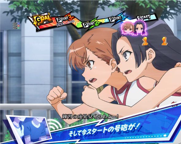 Pとある科学の超電磁砲2 リーチ演出 ステージ専用リーチ