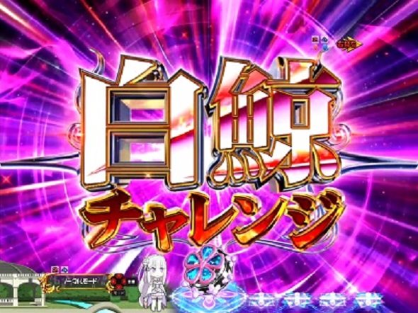 P Re:ゼロから始める異世界生活 鬼がかり 99ver. 予告演出 リーチ前予告