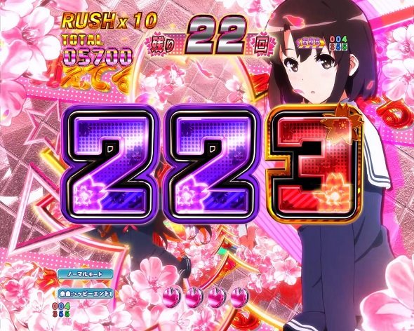 P冴えない彼女の育てかた 99ver. 冴えてる彼女RUSH中の演出 モード概要