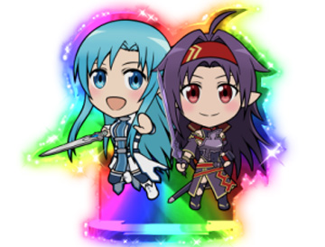 スロット ソードアート・オンラインⅡ 演出 エンディング/エピソード「マザーズ・ロザリオ」中のミニキャラについて