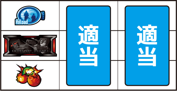 スロット ソードアート・オンラインⅡ 打ち方 通常時の打ち方(順押し/BAR狙い)