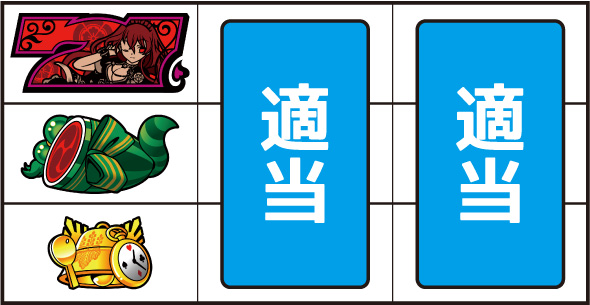 戦国コレクション6 打ち方 通常時の打ち方(順押し/赤7狙い)