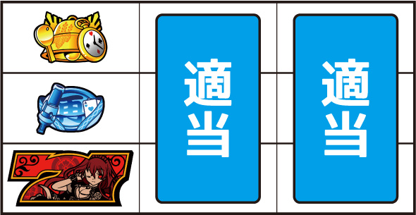 戦国コレクション6 打ち方 通常時の打ち方(順押し/赤7狙い)