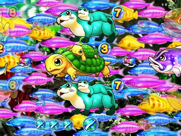 P清流物語4 ヌシを求めて4000匹 清流モード中の演出 予告演出