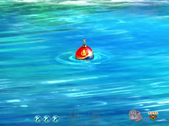 P清流物語4 ヌシを求めて4000匹 釣りパチモード中の演出 予告演出