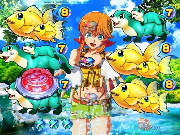 P清流物語4 ヌシを求めて4000匹 清流モード中の演出 予告演出