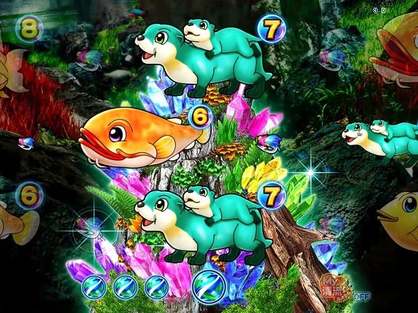 P清流物語4 ヌシを求めて4000匹 清流モード中の演出 予告演出