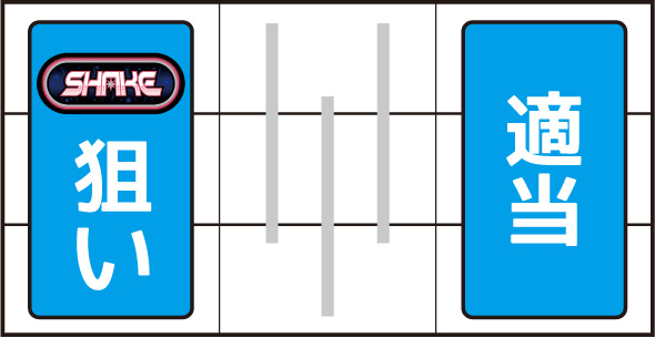 SHAKE BONUS TRIGGER 打ち方 通常時の打ち方