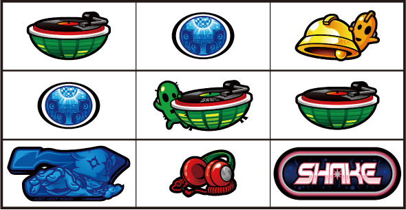 SHAKE BONUS TRIGGER 演出 演出法則(通常時)