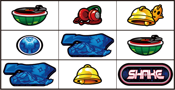 SHAKE BONUS TRIGGER 演出 演出法則(通常時)