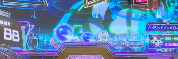 スマパチ SSSS.GRIDMAN 電光覚醒RUSH中の演出 予告演出