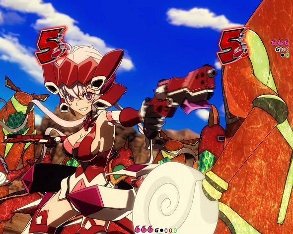 eフィーバー戦姫絶唱シンフォギア4 キャロル ver. リーチ演出 ノイズ殲滅リーチ