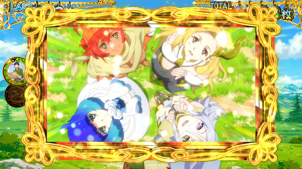 スマスロ とんでもスキルで異世界放浪メシ 演出 PREMIUM BONUS(エンディング)中のウィンドウについて