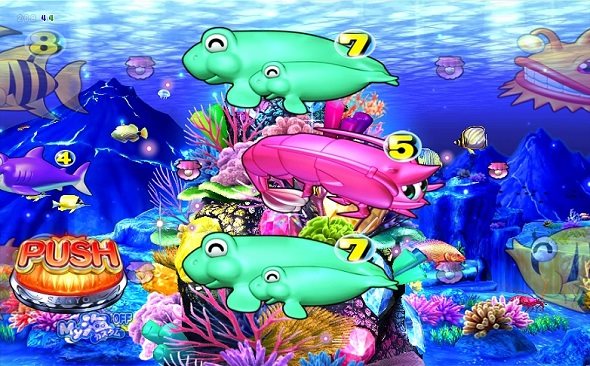 PA海物語3R3 アクティブモード中の演出 予告・リーチ演出