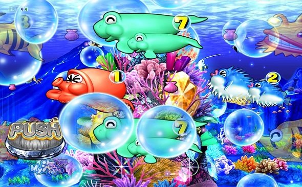 PA海物語3R3 アクティブモード中の演出 予告・リーチ演出