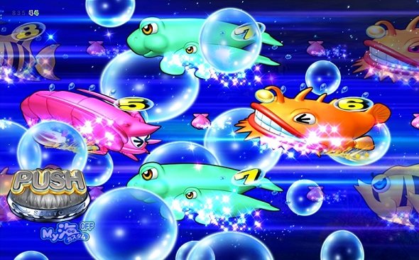 PA海物語3R3 アクティブモード中の演出 予告・リーチ演出