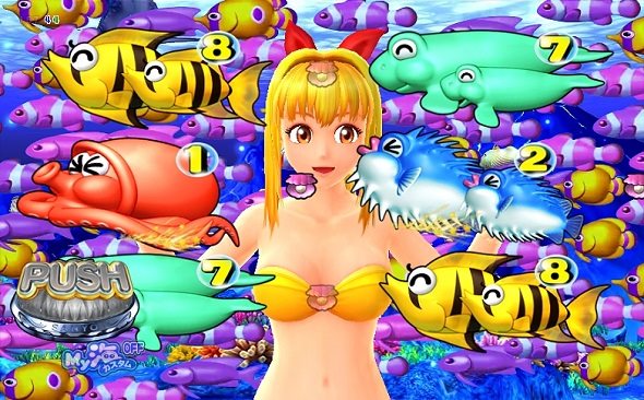 PA海物語3R3 アクティブモード中の演出 予告・リーチ演出