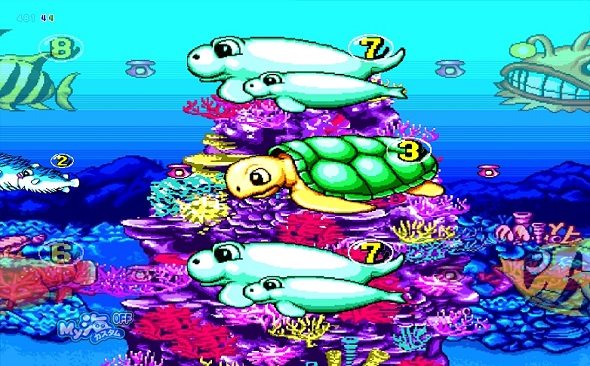 PA海物語3R3 初代モード中の演出 予告・リーチ演出