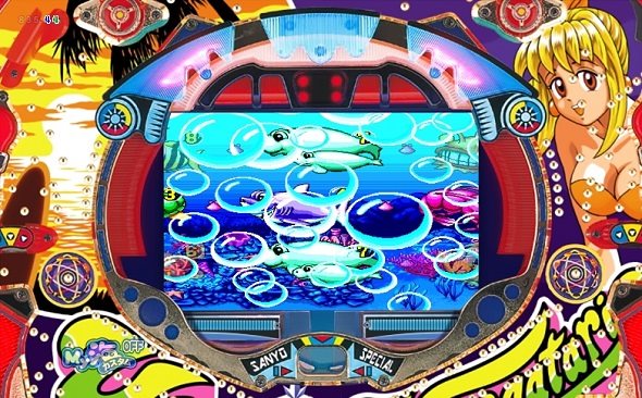 PA海物語3R3 1999年版モードの演出 予告・リーチ演出