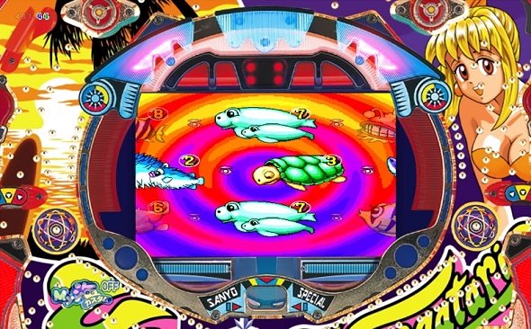 PA海物語3R3 1999年版モードの演出 予告・リーチ演出